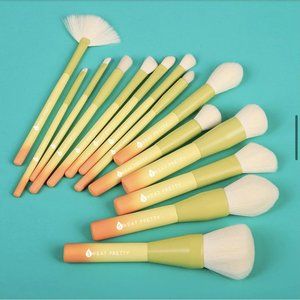 Vegan Makeup Brush Set 14pcs/ Cruelty Free